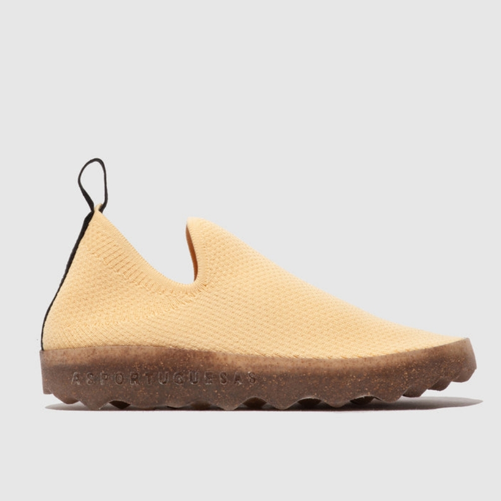 NWOT Asportuguesas Elasticated Slip On Trainer Buttercream Milk Yellow Size 40 9